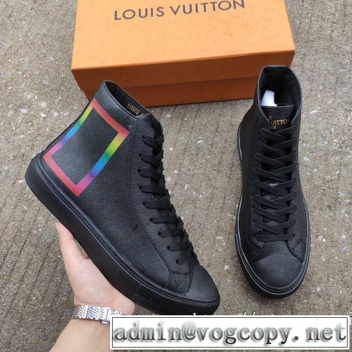 最高にCOOL秋冬新作 ルイ ヴィトンハイトップシューズ LOUIS VUITTON シンプルに着こなしたい 秋冬から人気継続中