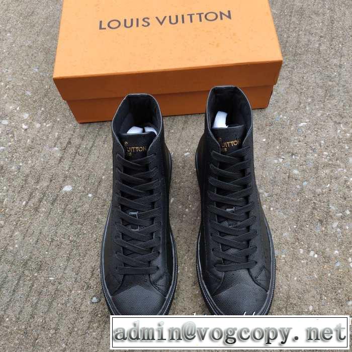 最高にCOOL秋冬新作 ルイ ヴィトンハイトップシューズ LOUIS VUITTON シンプルに着こなしたい 秋冬から人気継続中