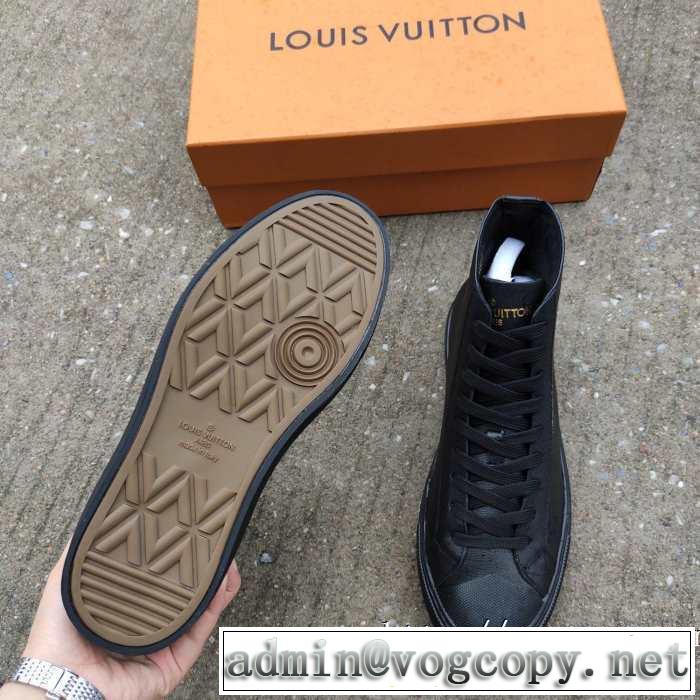 最高にCOOL秋冬新作 ルイ ヴィトンハイトップシューズ LOUIS VUITTON シンプルに着こなしたい 秋冬から人気継続中