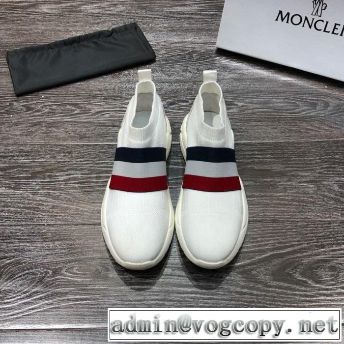 モンクレール MONCLER ランニングシューズ  2色可選 2019春夏の大注目トレンド まずは定番！人気アイテム