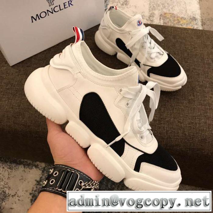 2019年春夏シーズンの人気 最新のトレンドブランド人気的 モンクレール MONCLER ランニングシューズ  3色可選