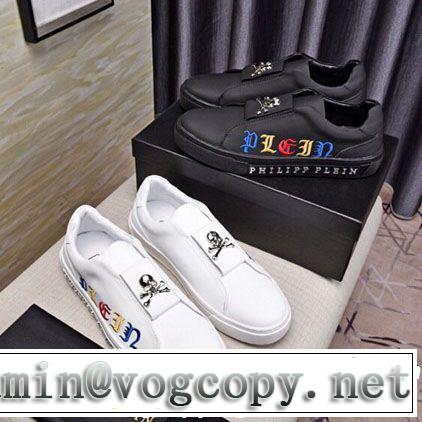 今年春夏ファション流行り 2019年の夏のマスト PHILIPP PLEIN フィリッププレイン カジュアルシューズ  2色可選