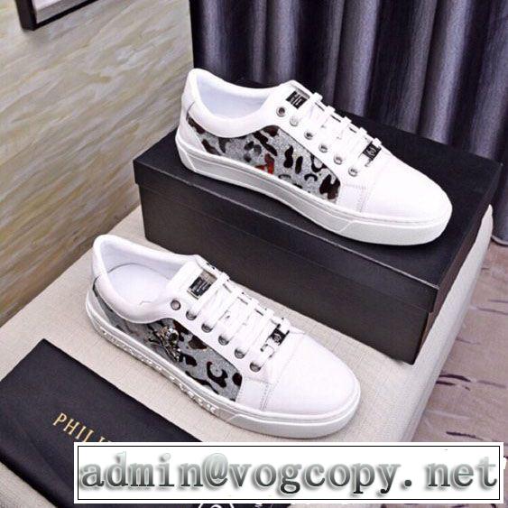 カジュアルシューズ  2色可選 春色の最旬の人気アイテム 2019春夏の大注目トレンド PHILIPP PLEIN フィリッププレイン