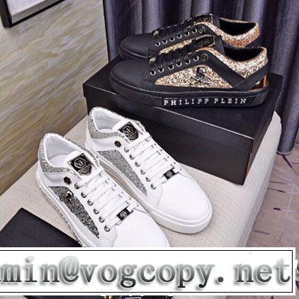 PHILIPP PLEIN フィリッププレイン カジュアルシューズ  2色可選 爽やかカジュアル人気 2019春夏トレンドアイテム