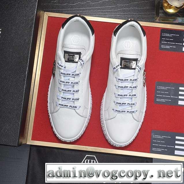 カジュアルシューズ 2色可選 オススメしたい最新注目ファション 2019年春夏シーズンの人気 PHILIPP PLEIN フィリッププレイン