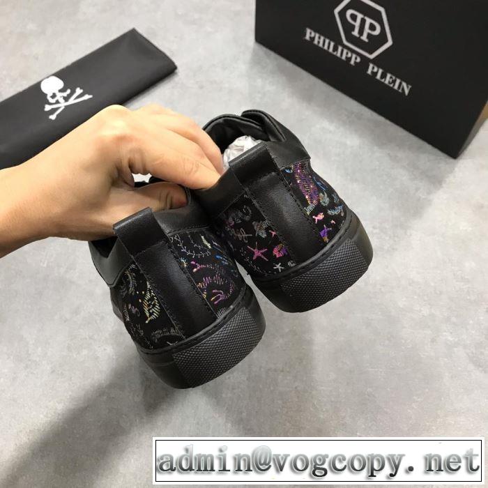 お得優れたフィット感PHILIPP PLEIN 新作フィリッププレイン クリスタル スニーカー2019人気ランキング ブランド 上品