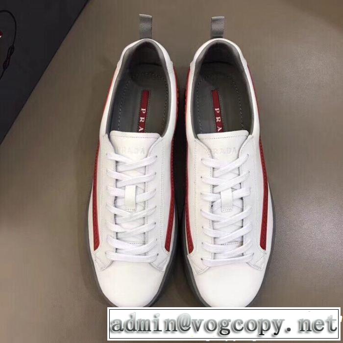 PRADA プラダ カジュアルシューズ 2色可選 おしゃれな夏ファッション2019 今期注目のブランドトレンド