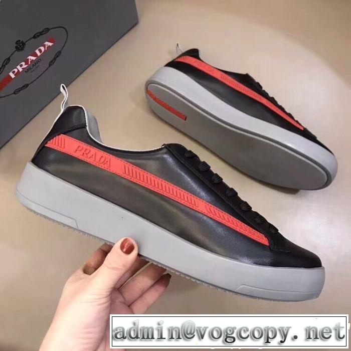 PRADA プラダ カジュアルシューズ 2色可選 おしゃれな夏ファッション2019 今期注目のブランドトレンド
