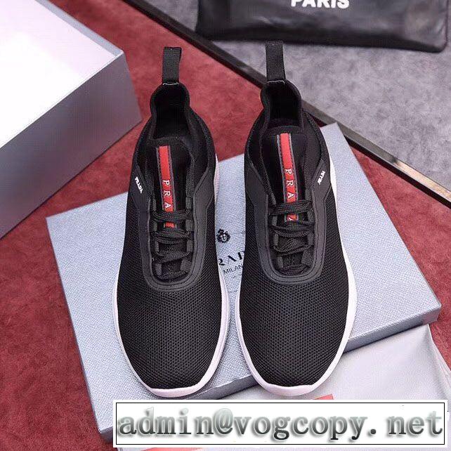 2019年春夏シーズンの人気 オススメしたい最新注目ファション PRADA プラダ カジュアルシューズ 2色可選