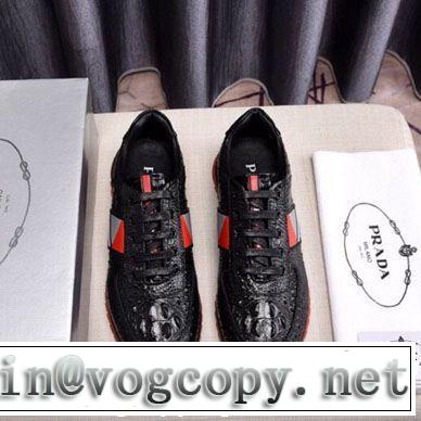 PRADA プラダ カジュアルシューズ 2019SSのトレンド商品 春夏シンプルファッションでOK！夏キレ味をプラス
