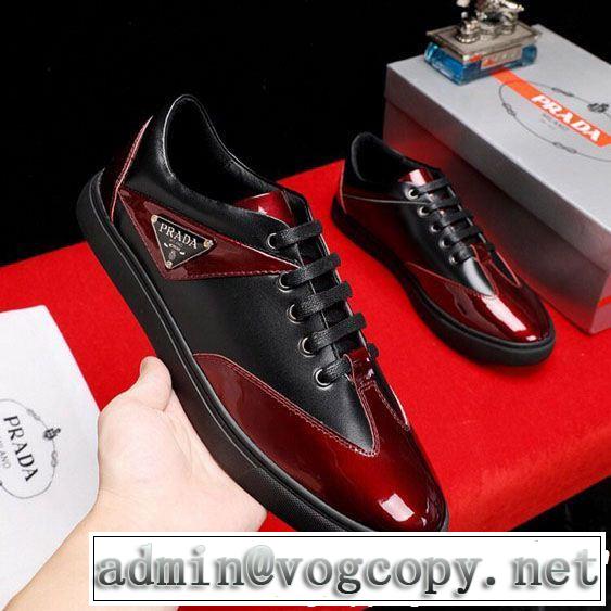 PRADA プラダ カジュアルシューズ 2色可選 2019SSのトレンド商品 今期のトレンド定番アイテム 洗練された印象に