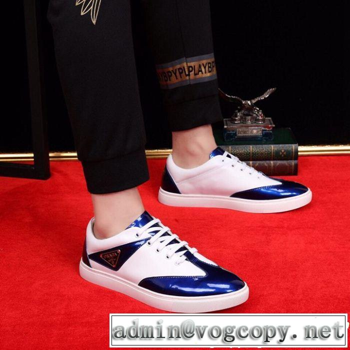 PRADA プラダ カジュアルシューズ 2色可選 2019SSのトレンド商品 今期のトレンド定番アイテム 洗練された印象に