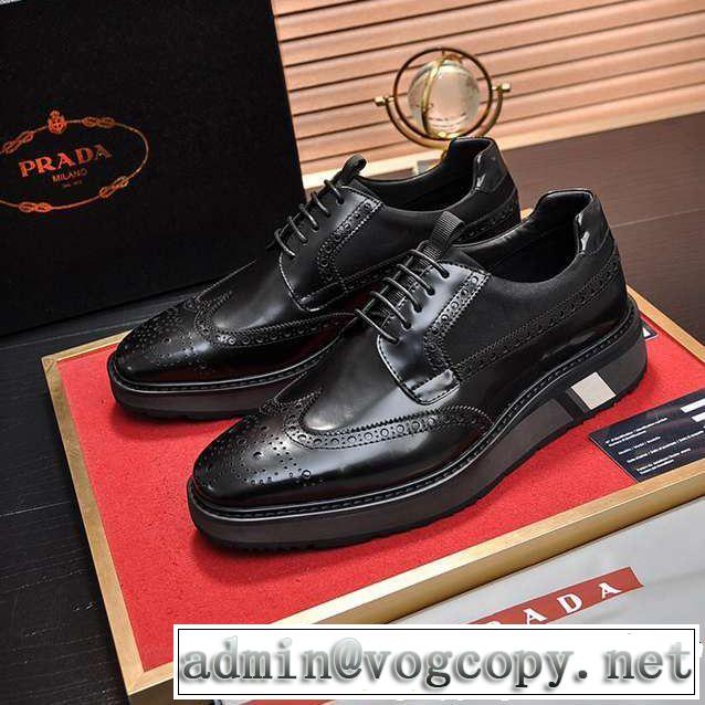PRADA プラダ ビジネスシューズ 2019春夏のトレンド新商品 注目度が高まり最新コレクション