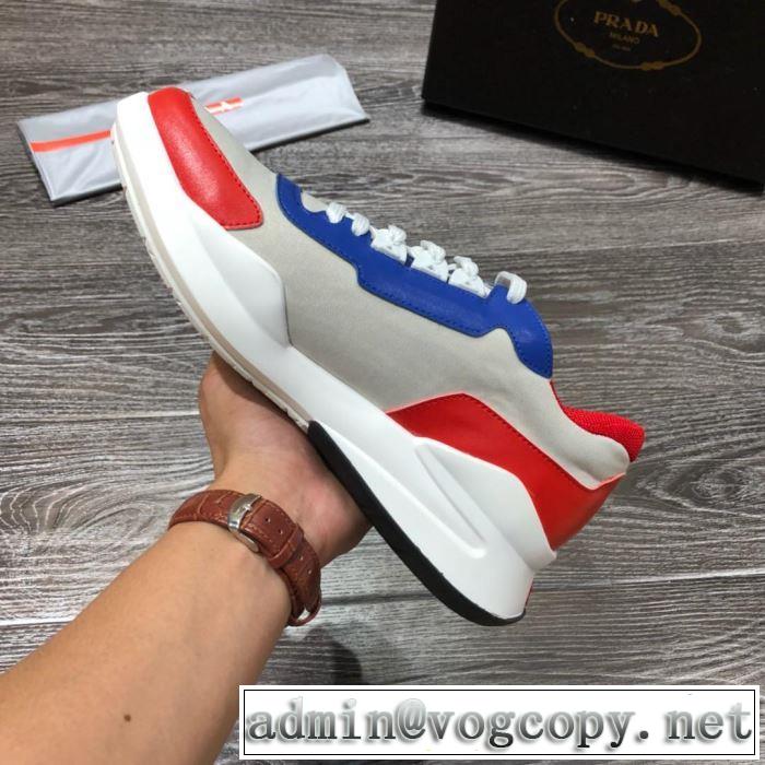 プラダ PRADA ランニングシューズ 4色可選 2019春夏の大注目トレンド 春夏！大人カジュアル