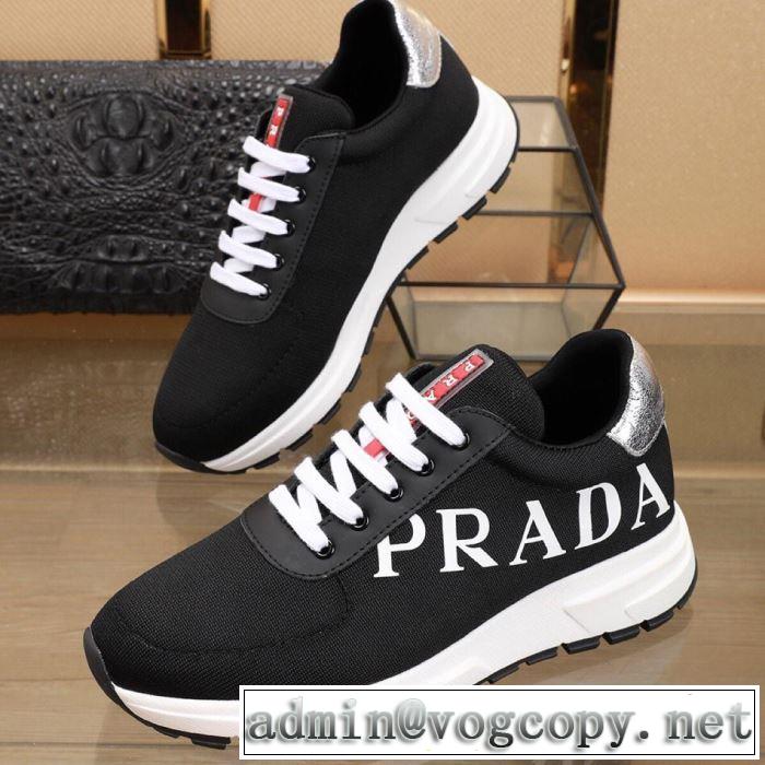 2019夏ファション新品 プラダ PRADA カジュアルシューズ 2色可選 夏気分UP最新コレクション