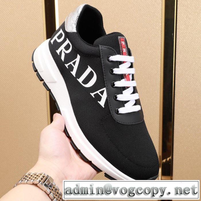 2019夏ファション新品 プラダ PRADA カジュアルシューズ 2色可選 夏気分UP最新コレクション