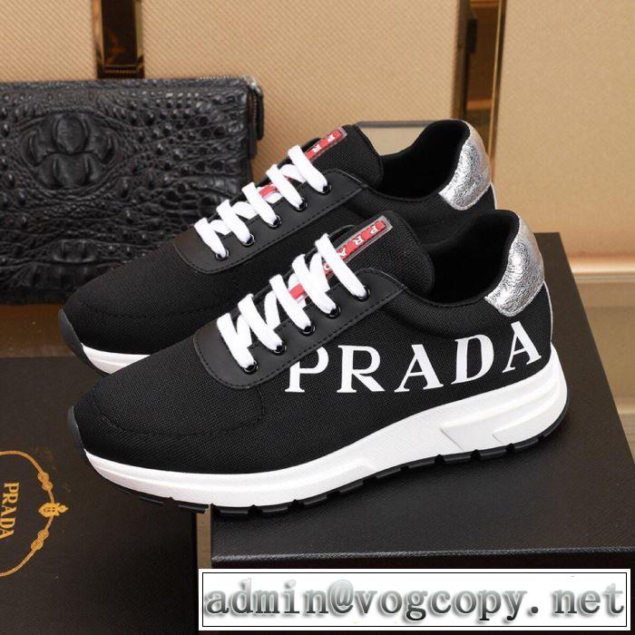 2019夏ファション新品 プラダ PRADA カジュアルシューズ 2色可選 夏気分UP最新コレクション
