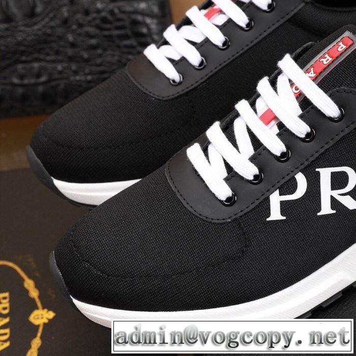 2019夏ファション新品 プラダ PRADA カジュアルシューズ 2色可選 夏気分UP最新コレクション
