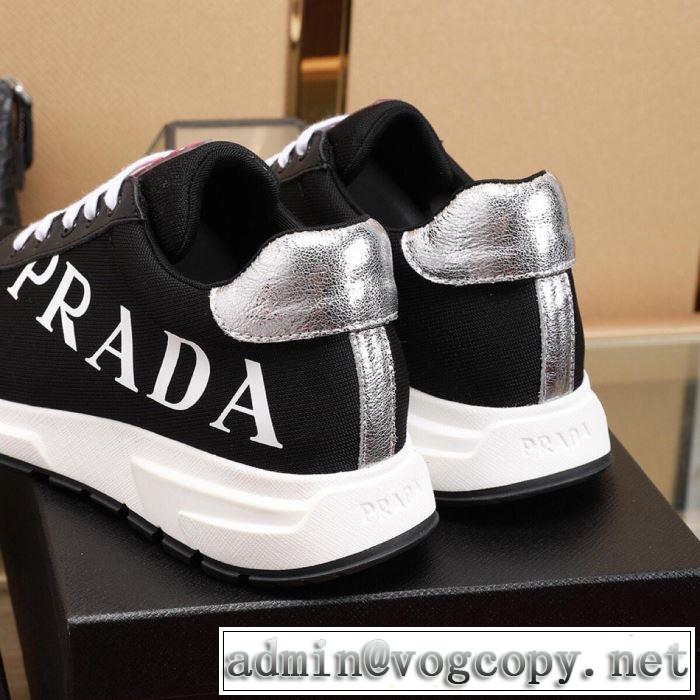 2019夏ファション新品 プラダ PRADA カジュアルシューズ 2色可選 夏気分UP最新コレクション