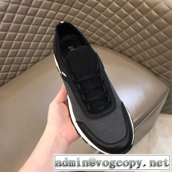 人気ストリートブランド新品 2019春夏は人気定番 プラダ PRADA ランニングシューズ 3色可選