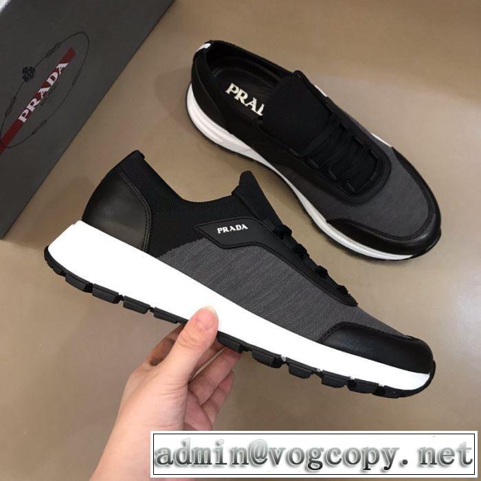 人気ストリートブランド新品 2019春夏は人気定番 プラダ PRADA ランニングシューズ 3色可選