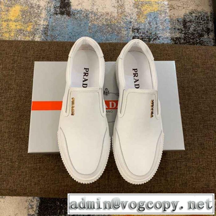 2019春夏トレンドアイテム 今っぽく新作アイテム プラダ PRADA カジュアルシューズ 2色可選