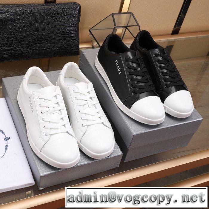 2色可選 カジュアルシューズ プラダ PRADA オススメしたい最新注目ファション 春夏の流行り2019新品