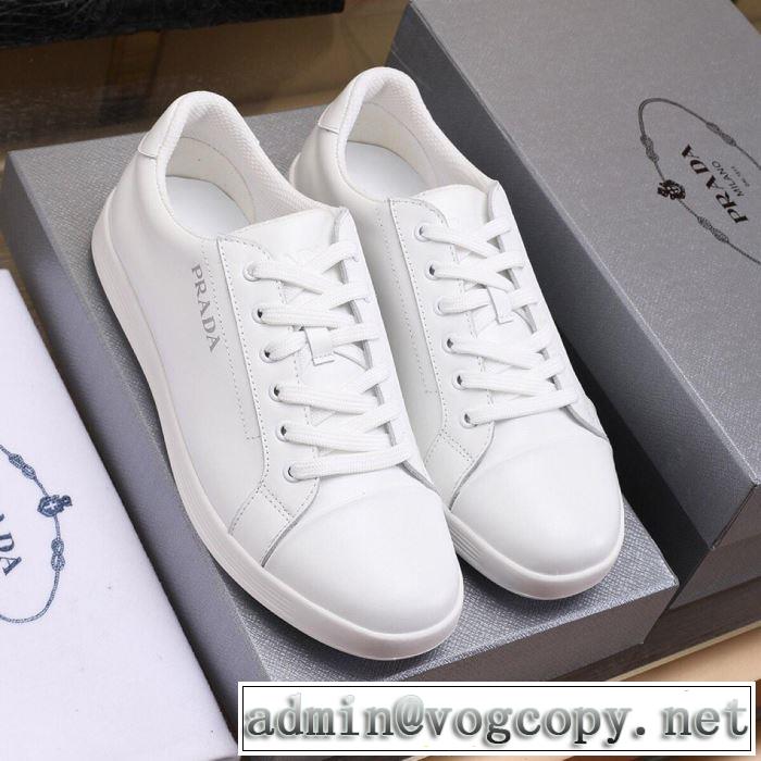 2色可選 カジュアルシューズ プラダ PRADA オススメしたい最新注目ファション 春夏の流行り2019新品
