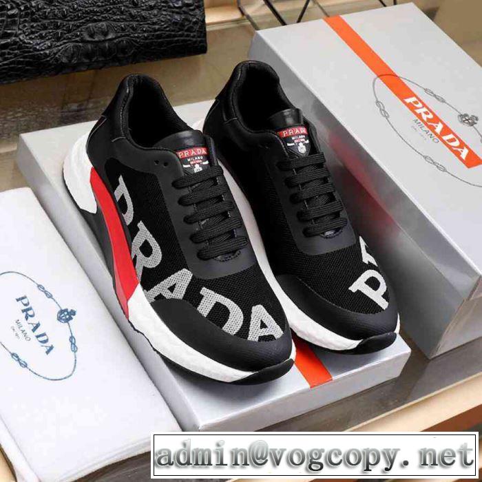 2色可選 カジュアルシューズ プラダ PRADA 2019年春夏シーズンの人気 今年の夏は着こなし
