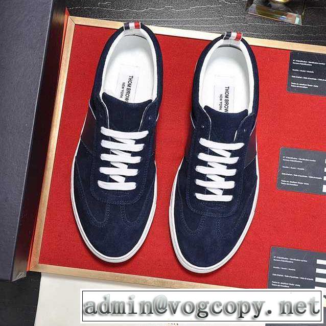 THOM BROWNE トムブラウン ランニングシューズ 2色可選 2019年春夏のトレンドアイテム 今季流行りの人気新作