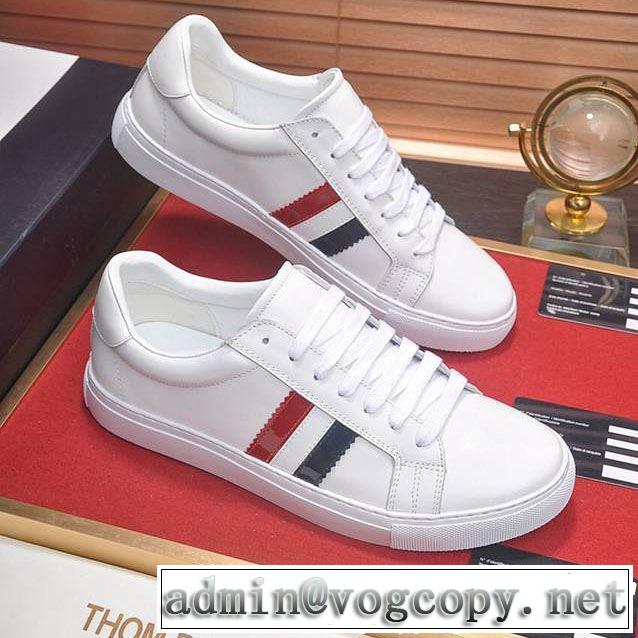 今季トレンドの限定アイテム 2019春夏も引き続き人気セール ランニングシューズ 2色可選 THOM BROWNE トムブラウン