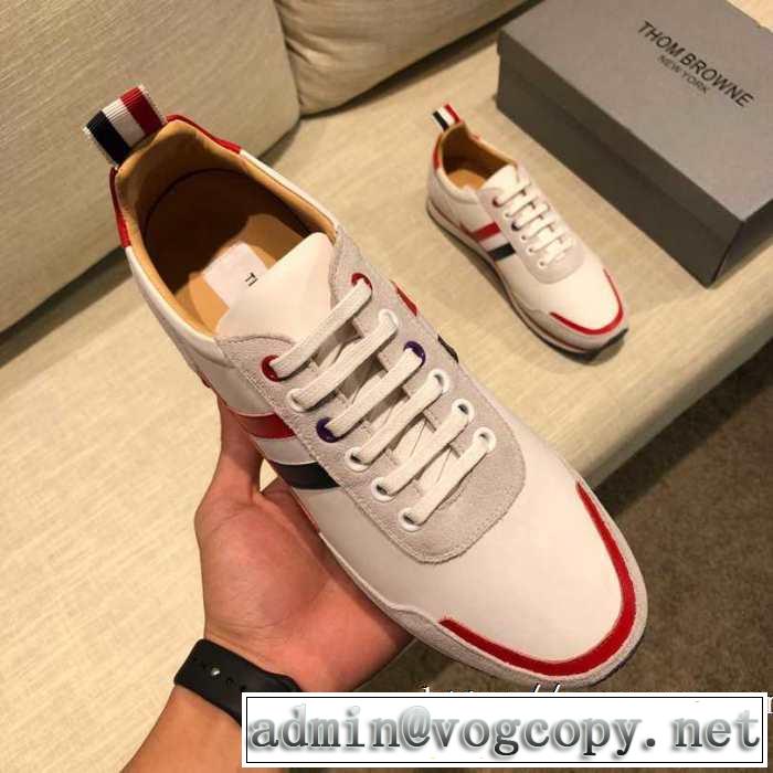 2019-20秋冬トレンドファッション トムブラウン THOM BROWNE 最新秋冬トレンドをチェック ランニングシューズ 秋冬流行りファション