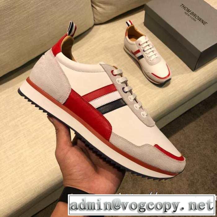 2019-20秋冬トレンドファッション トムブラウン THOM BROWNE 最新秋冬トレンドをチェック ランニングシューズ 秋冬流行りファション