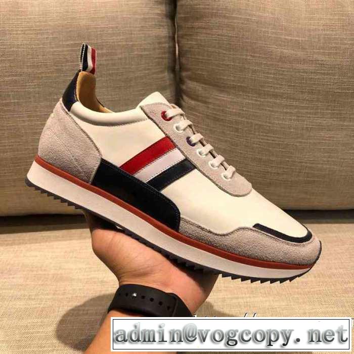 ランニングシューズ 絶対おさえるべきカラーと最新 トムブラウン やっぱり優しい色 THOM BROWNE 最新秋冬トレンドをチェック！2019-20秋冬