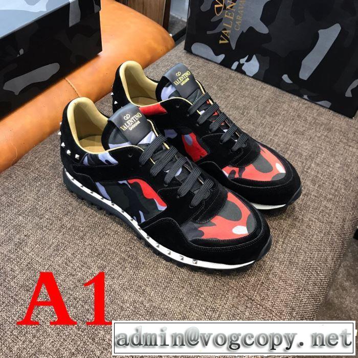 VALENTINO ヴァレンティノ カジュアルシューズ 4色可選 男女兼用 2019年最新ファッション 夏先に大活躍する
