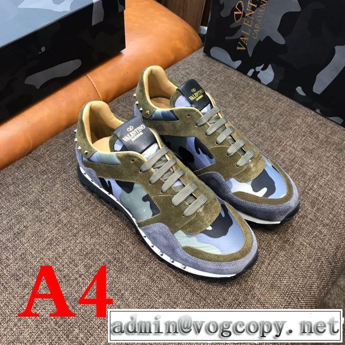 VALENTINO ヴァレンティノ カジュアルシューズ 4色可選 男女兼用 2019年最新ファッション 夏先に大活躍する