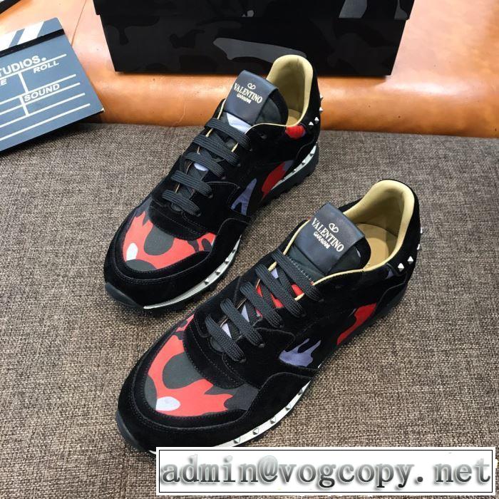 VALENTINO ヴァレンティノ カジュアルシューズ 4色可選 男女兼用 2019年最新ファッション 夏先に大活躍する