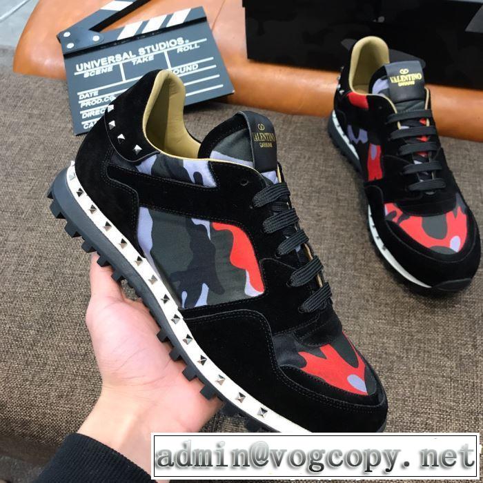 VALENTINO ヴァレンティノ カジュアルシューズ 4色可選 男女兼用 2019年最新ファッション 夏先に大活躍する