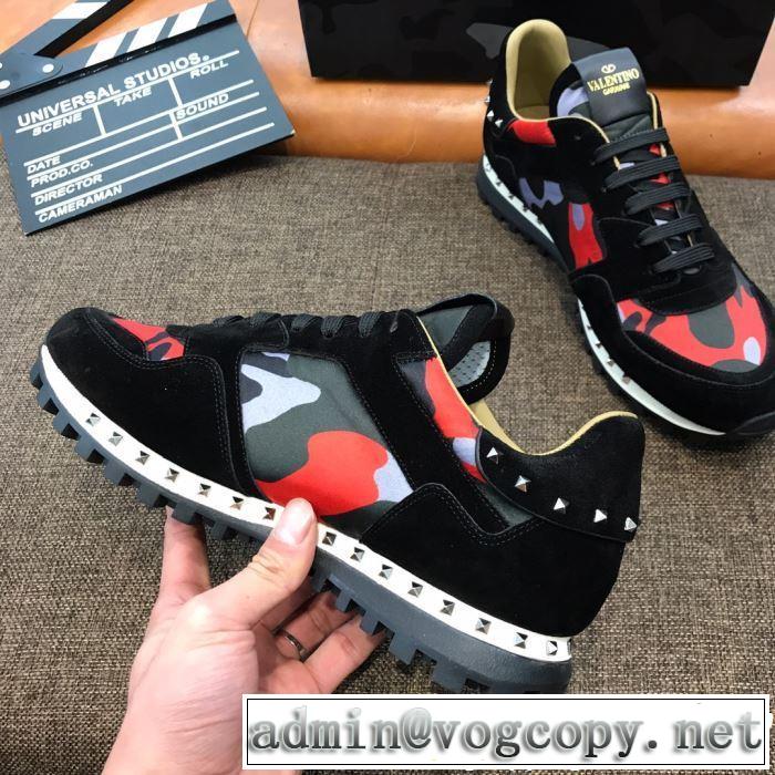 VALENTINO ヴァレンティノ カジュアルシューズ 4色可選 男女兼用 2019年最新ファッション 夏先に大活躍する