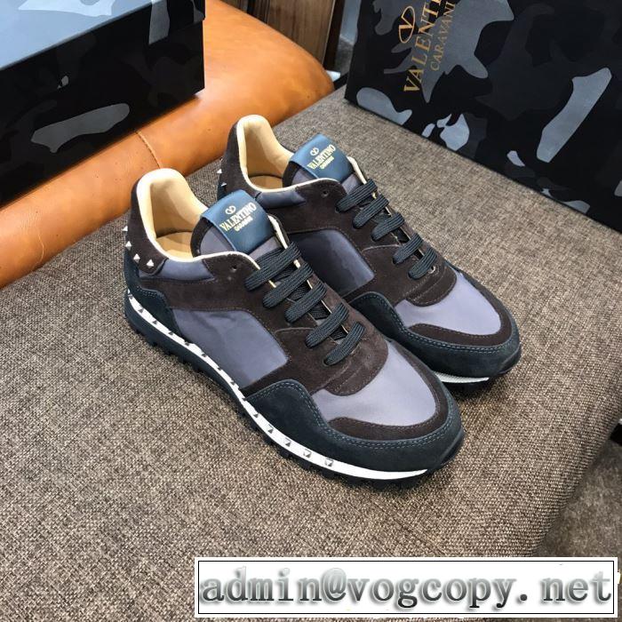 2019春夏のトレンド新商品 魅力的なカラー使い VALENTINO ヴァレンティノ カジュアルシューズ 2色可選 男女兼用