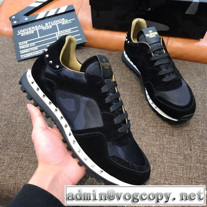 2019春夏のトレンド新商品 魅力的なカラー使い VALENTINO ヴァレンティノ カジュアルシューズ 2色可選 男女兼用