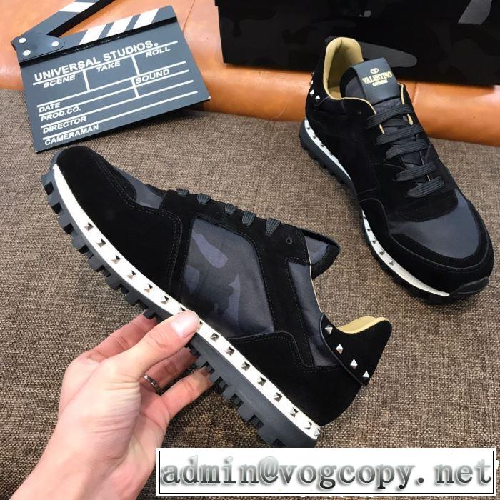 2019春夏のトレンド新商品 魅力的なカラー使い VALENTINO ヴァレンティノ カジュアルシューズ 2色可選 男女兼用