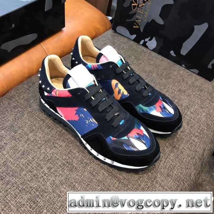 海外セレブは大人気 VALENTINO ヴァレンティノ カジュアルシューズ 3色可選 男女兼用 2019年春夏シーズンの人気