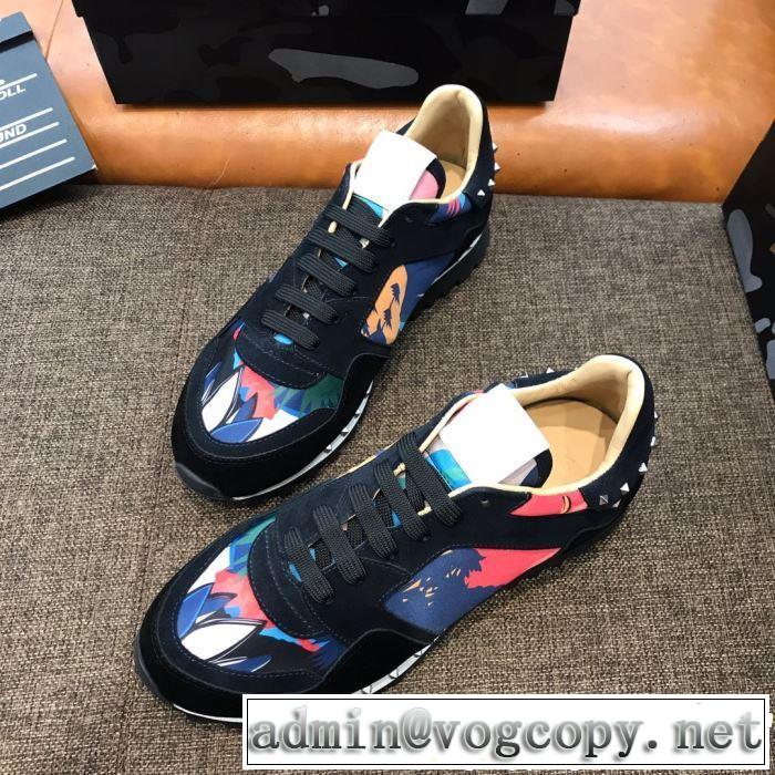 海外セレブは大人気 VALENTINO ヴァレンティノ カジュアルシューズ 3色可選 男女兼用 2019年春夏シーズンの人気