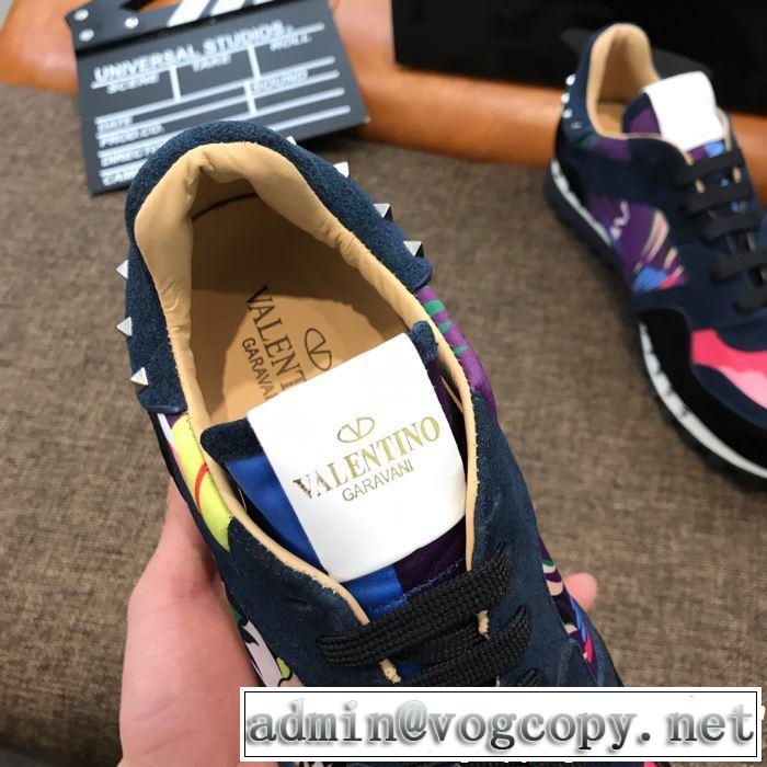 VALENTINO ヴァレンティノ カジュアルシューズ 3色可選 男女兼用 2019SSのトレンド商品 今シーズン注目のデザイン