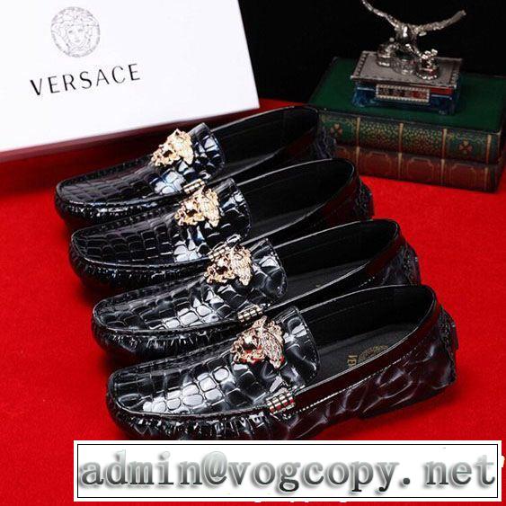 2色可選 カジュアルシューズ VERSACE ヴェルサーチ 特に夏は人気アイテム 2019春夏は人気定番