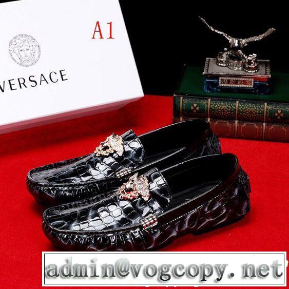 2色可選 カジュアルシューズ VERSACE ヴェルサーチ 特に夏は人気アイテム 2019春夏は人気定番