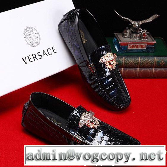 2色可選 カジュアルシューズ VERSACE ヴェルサーチ 特に夏は人気アイテム 2019春夏は人気定番