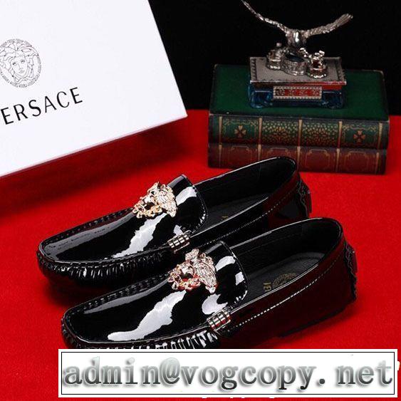 2019SSのトレンド商品 おしゃれデザインも大人気 VERSACE ヴェルサーチ カジュアルシューズ 4色可選