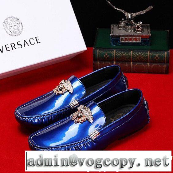 2019SSのトレンド商品 おしゃれデザインも大人気 VERSACE ヴェルサーチ カジュアルシューズ 4色可選